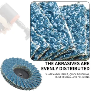 50mm Quick Change Strip Discs for Rotary Tool Easy to Strip And Clean Stripping Wheel Ideal for Paint Removal Polishing Grinding