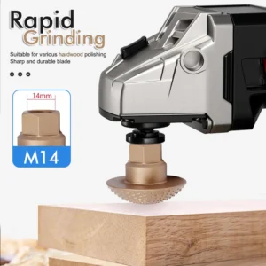 Arc-shaped Woodworking Grinding Head Angle Grinder for Woodworking Wood Grinding and Carving Carbon Steel Grinding Head